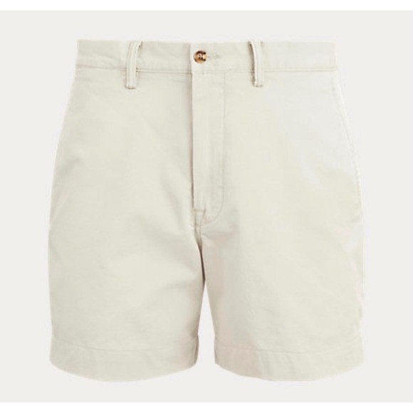 Polo Ralph Lauren Other - Polo Ralph Lauren Classic Fit 6" Chino Shorts Birch Tan Size 42 Stretch